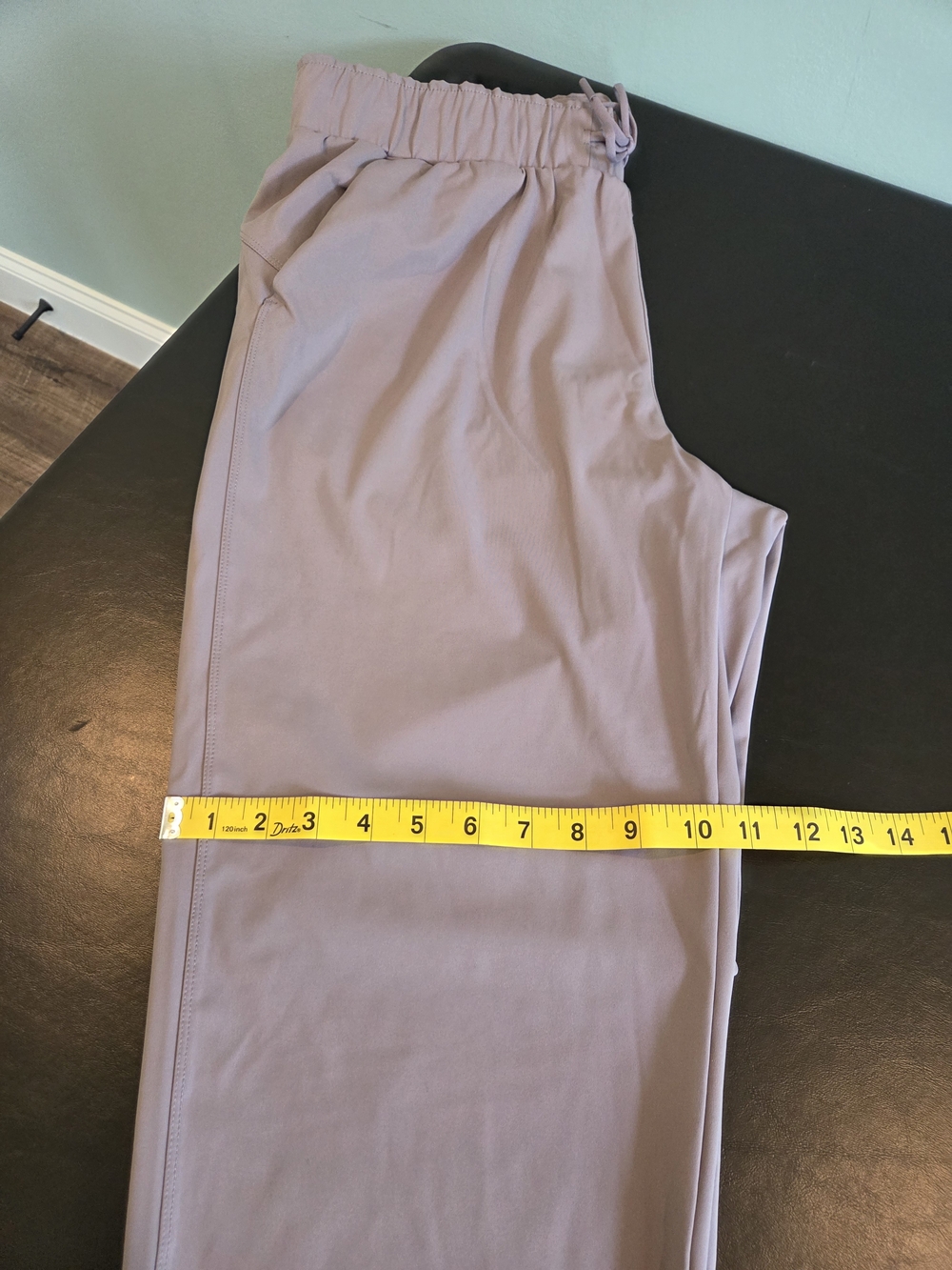 32 Degrees Cool Women's Stretch Woven Crop Wide Leg Drawstring Pant Mauve Size M - Picture 8 of 11